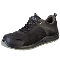 Полуботинки "Капер", цв. чёрно-серый, КП, ПУ/ПУ