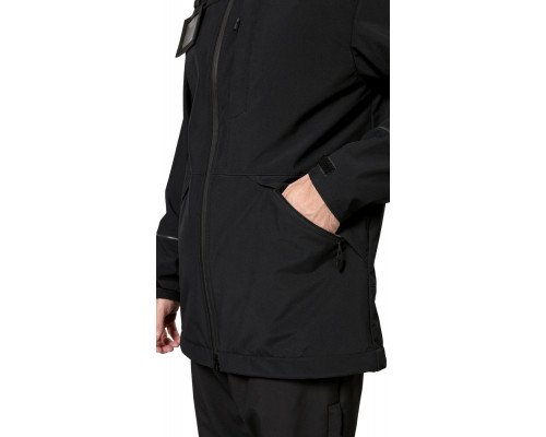 Куртка-софтшелл мужская демисезонная «Геолэндер», чёрная